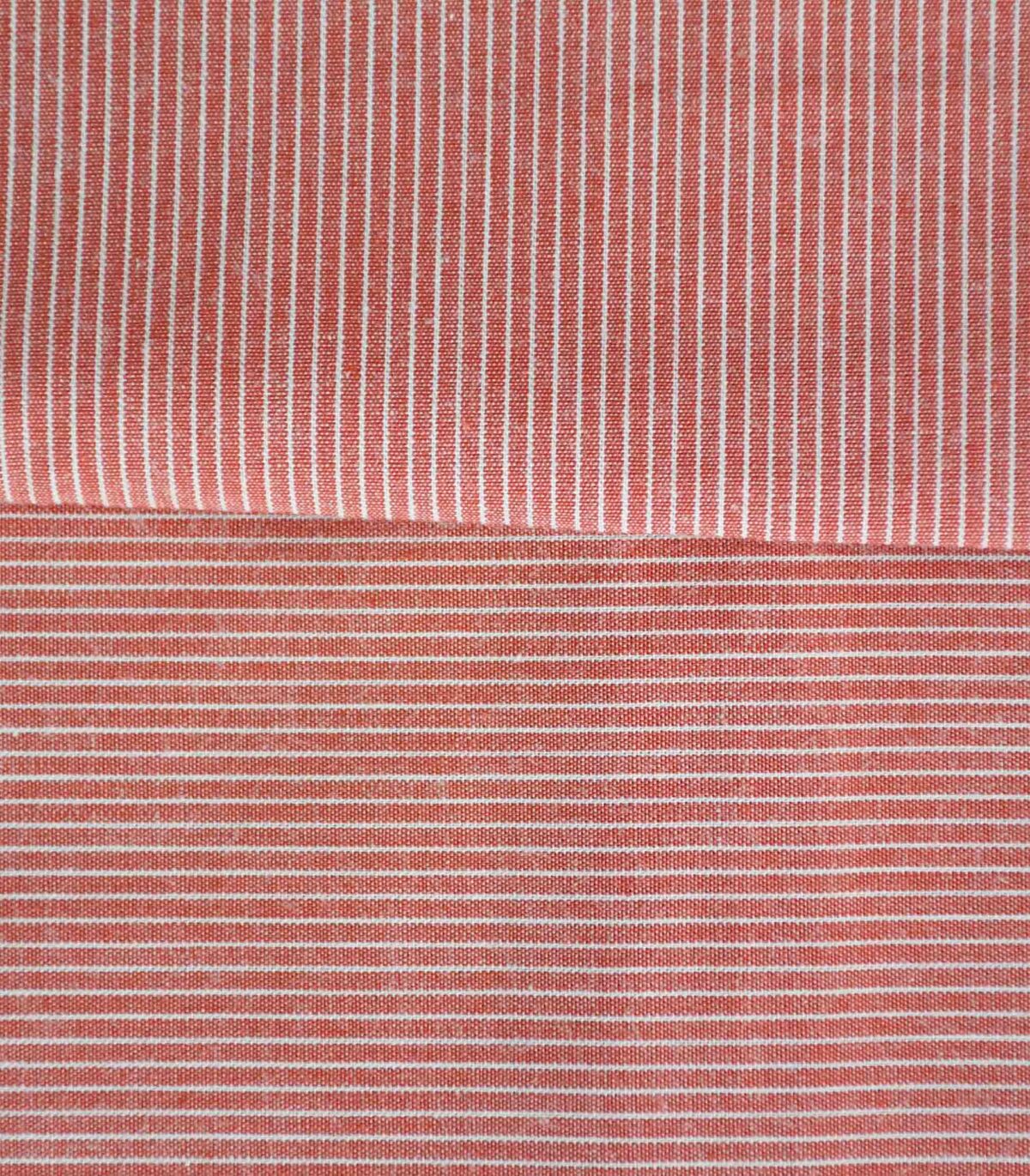Red Base Stripe Cotton Fabric