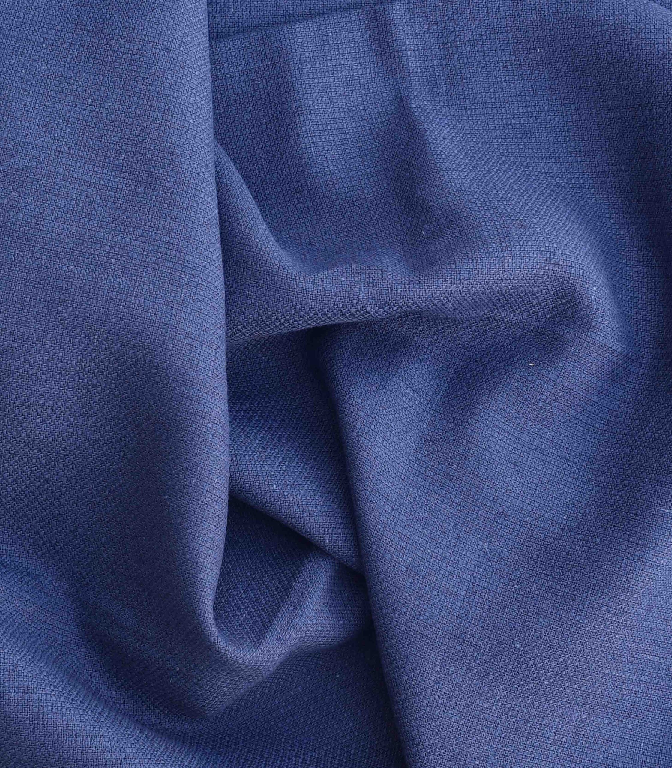 Blue Dyed Cotton & Flex Fabric (FC-291) - Dinesh Exports
