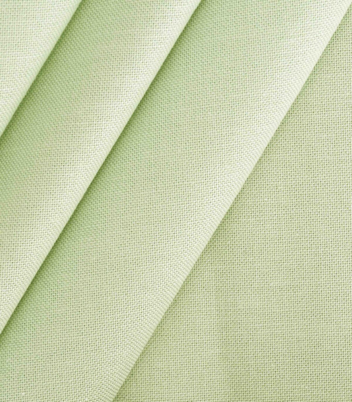 Cotton Light Green Dyed Woven Fabric