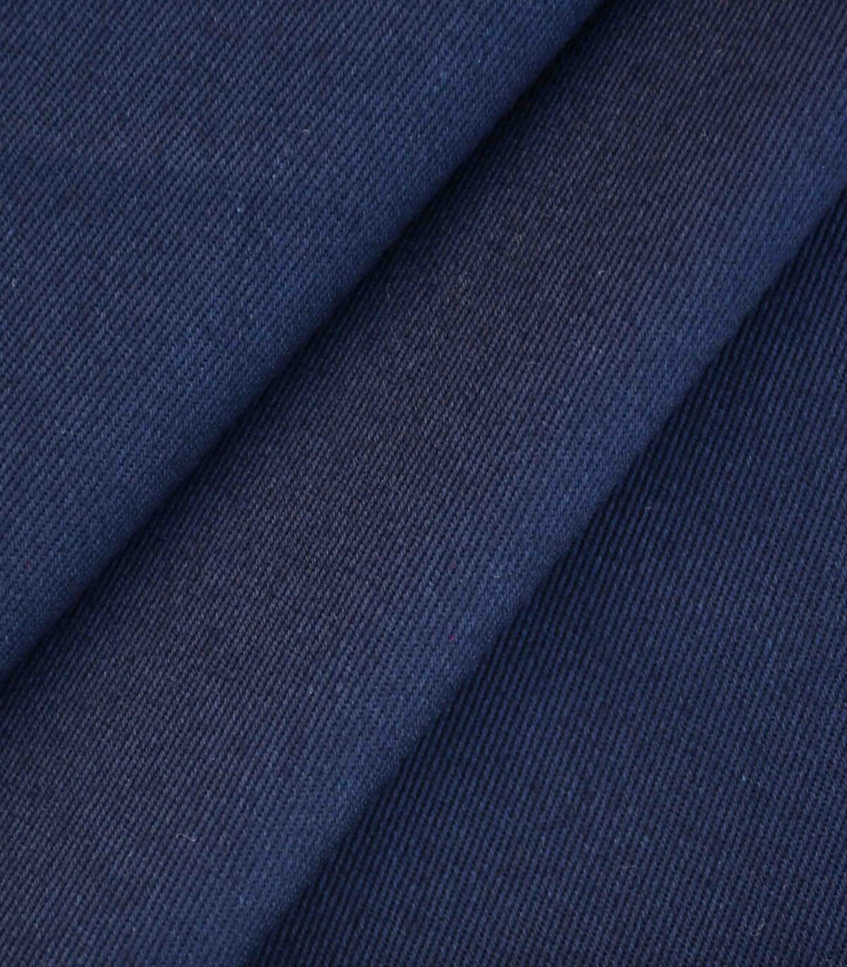 Cotton Dark Navy Dyed Woven Fabric