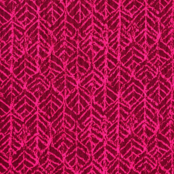 Cotton Dark Pink Hightwist Print Fabric