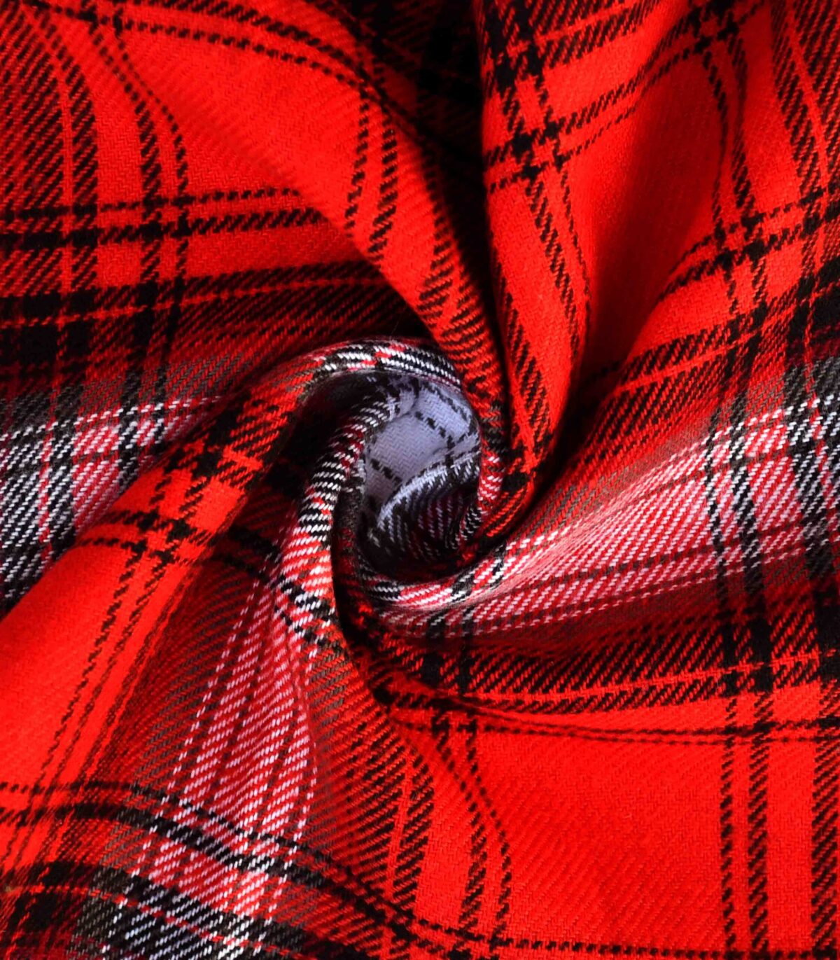 Cotton Red Checked Yarndyed Fabric