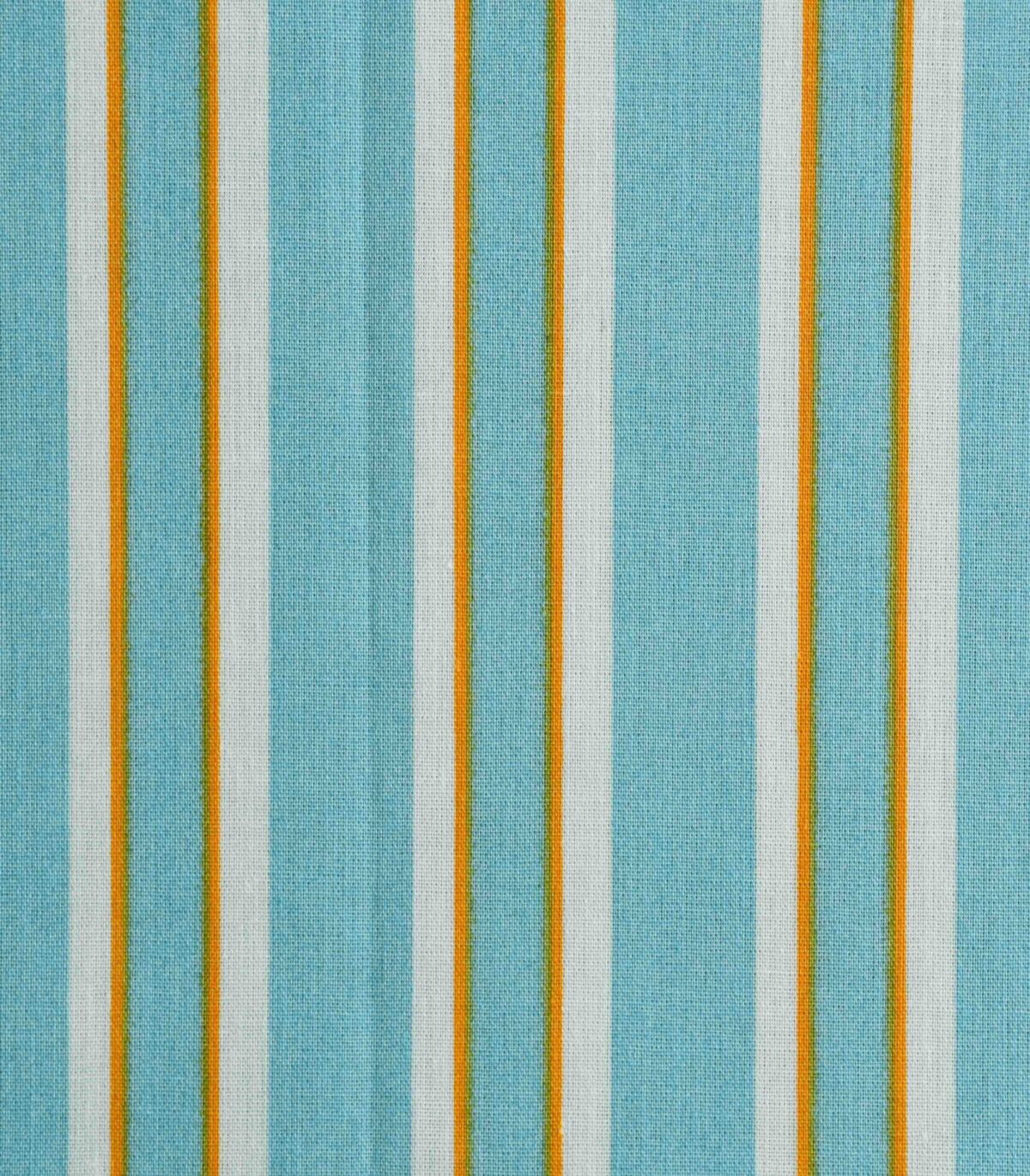 Cotton Yellow Stripe Print Woven Fabric