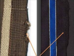 Loose weft or Slough off or Snarl defect of woven fabric
