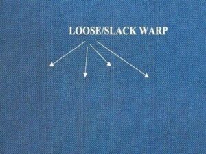 loose warp defect