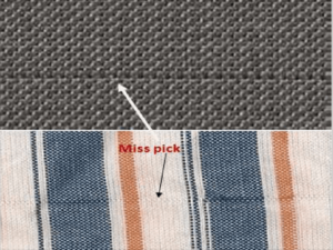 Miss pick fabric defects