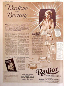 radium in cosmetics