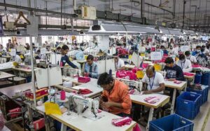 apparel factory workers