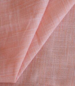 pink solid cotton slub fabric