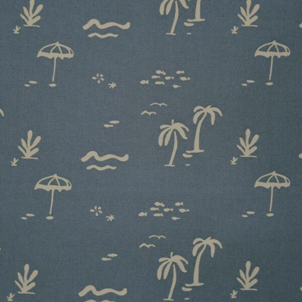 Grey Base Tree Print Fabric