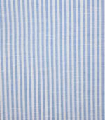 Blue Stripe Cotton Linen Fabric