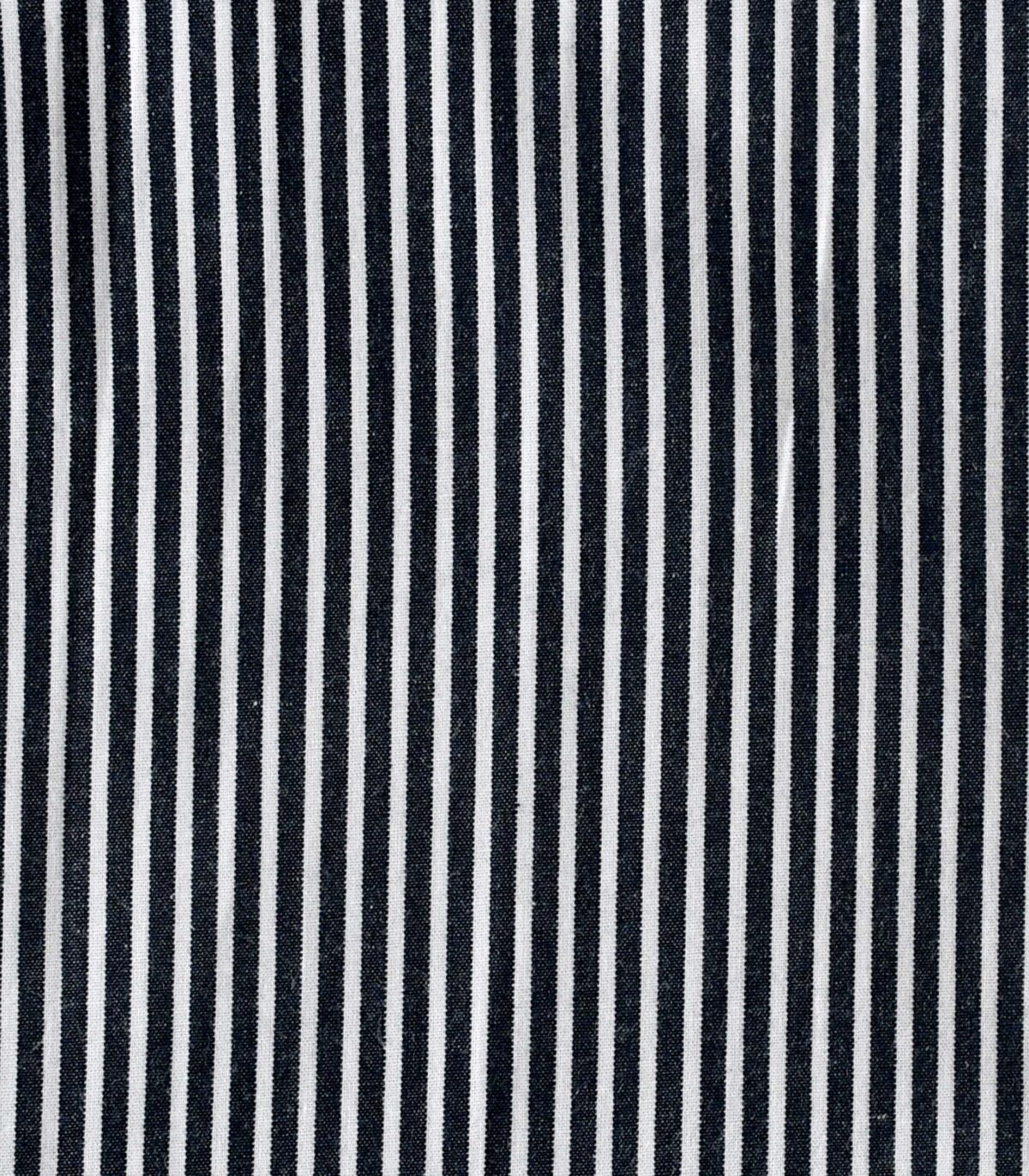 Cotton Black Stripe Yarn Dyed Fabric (FC-15