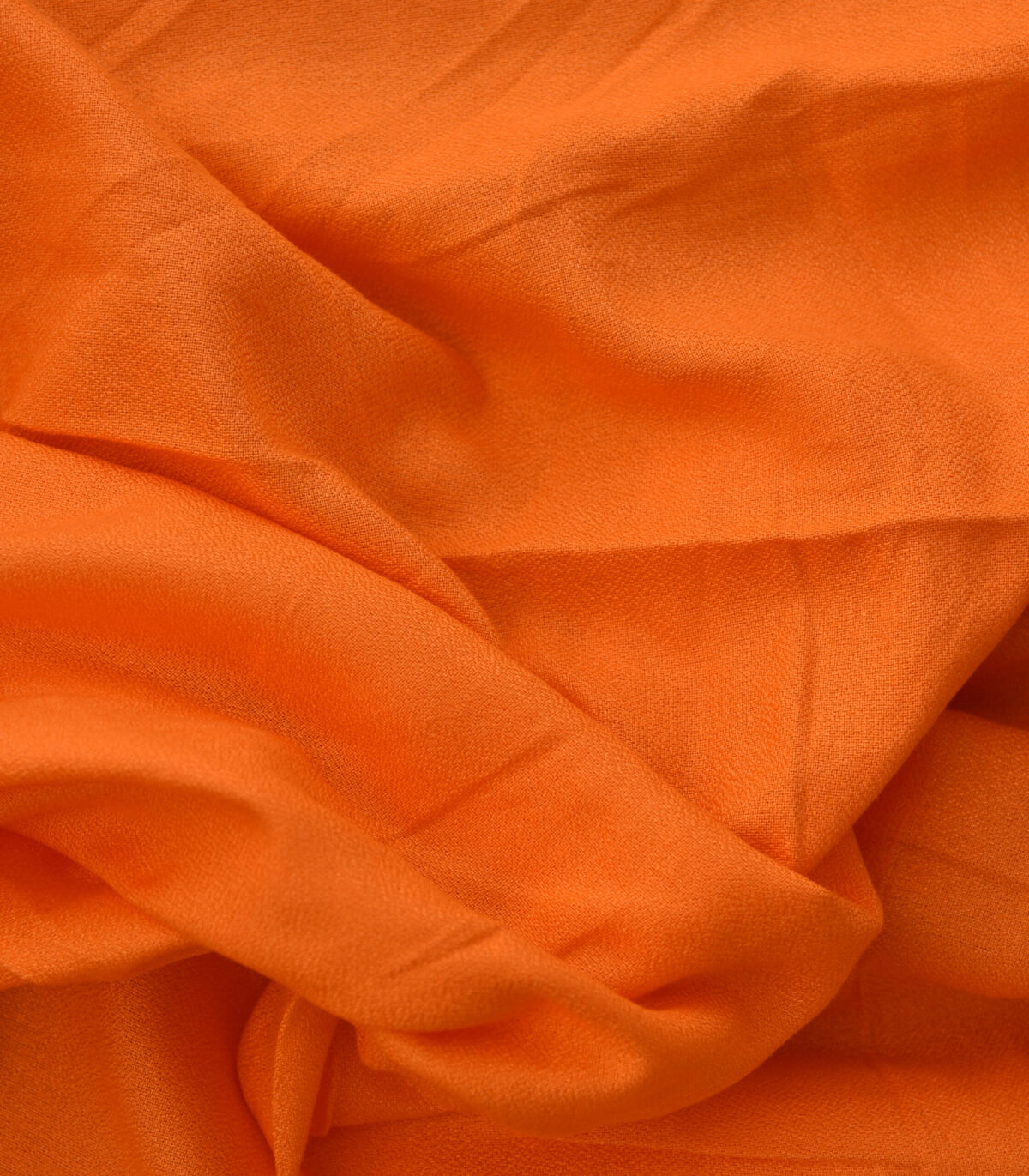 Viscose Orange Color Dyed Fabric