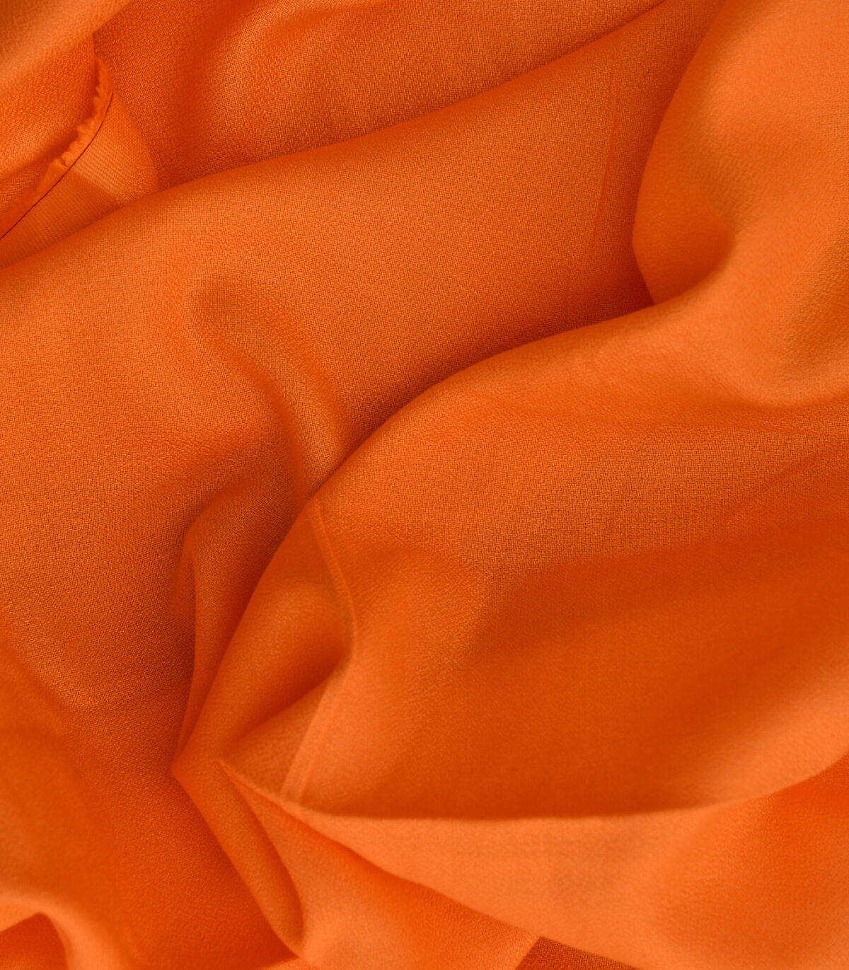 Viscose Orange Color Dyed Fabric