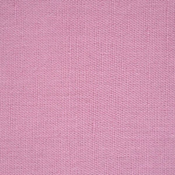 Pink Color Cotton Linen Dyed Fabric