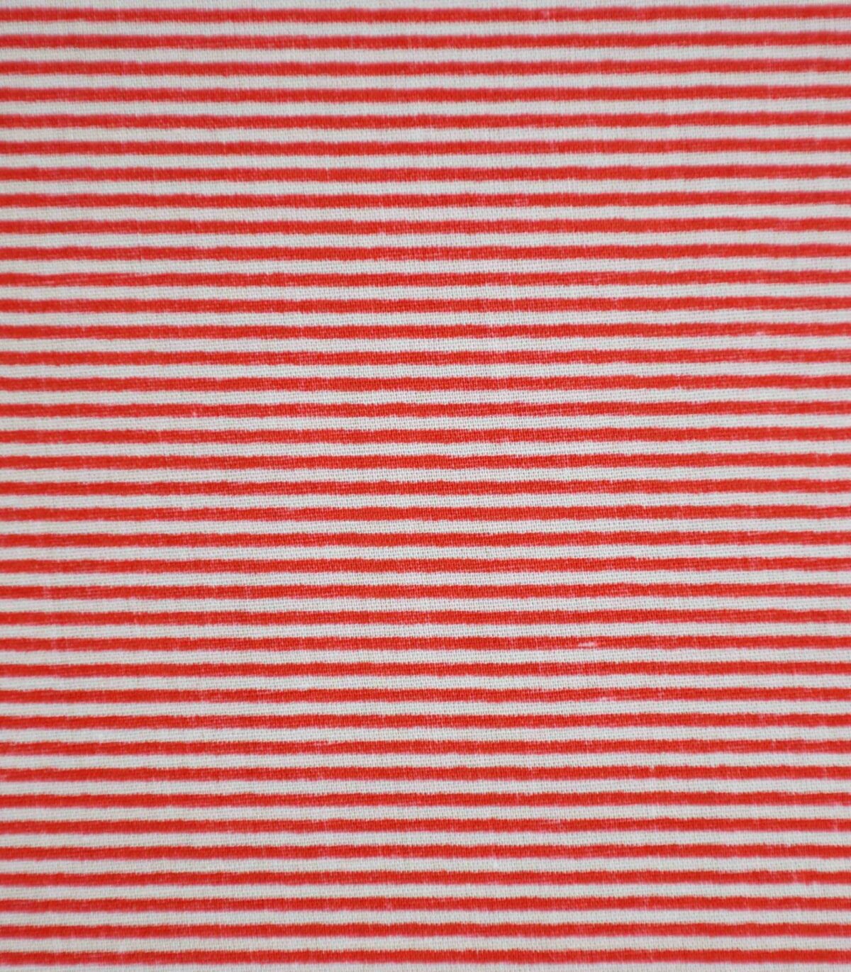 Red Color Weft Stripe Print Fabric