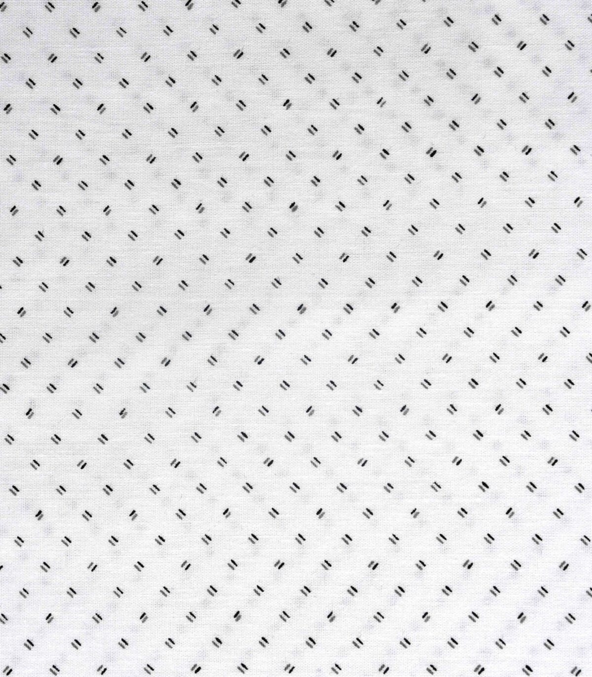 Cotton White Base Small Line Print