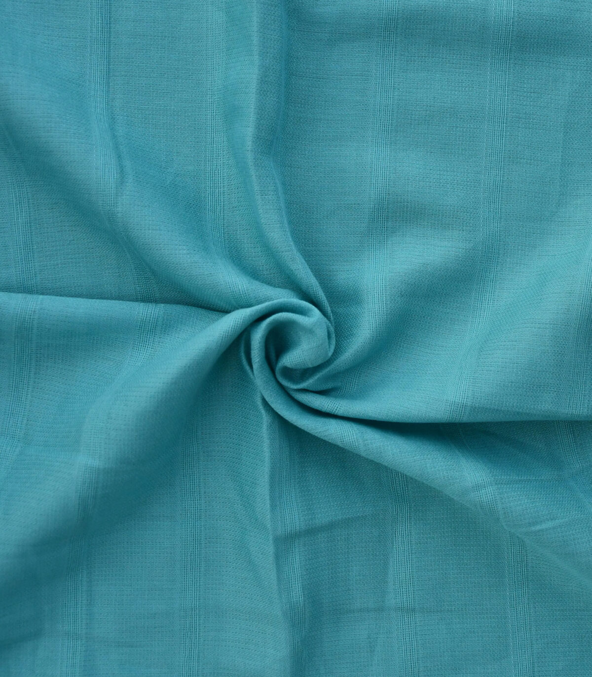 Sky Blue Color Weft Dobby Tri Blend Fabric