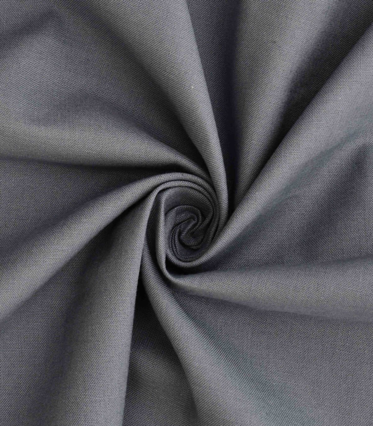 Cotton Dark Grey Dyed Woven Fabric