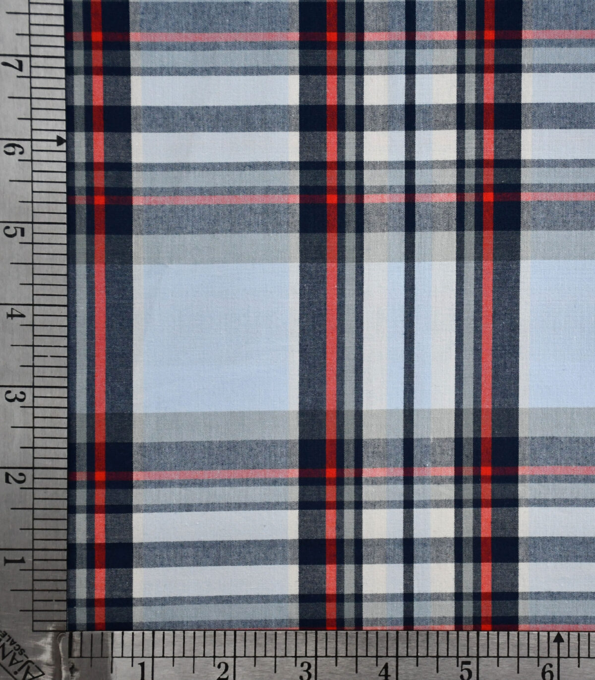Multi color Yarn Dyed Check Cotton Fabric