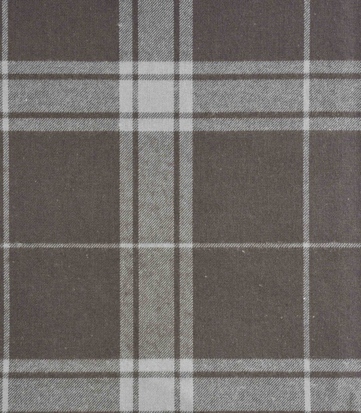 Grey Color Yarn Dyed Check Cotton Fabric