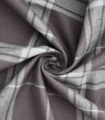 Grey Color Yarn Dyed Check Cotton Fabric