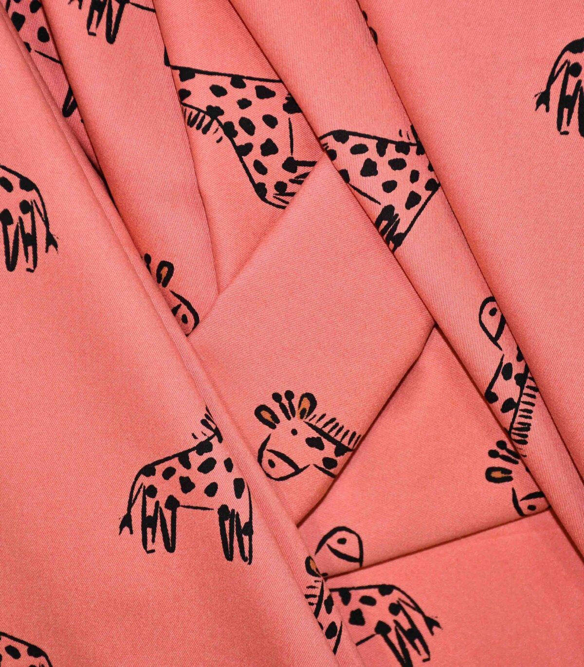 Cotton Giraffe Print Woven Fabric