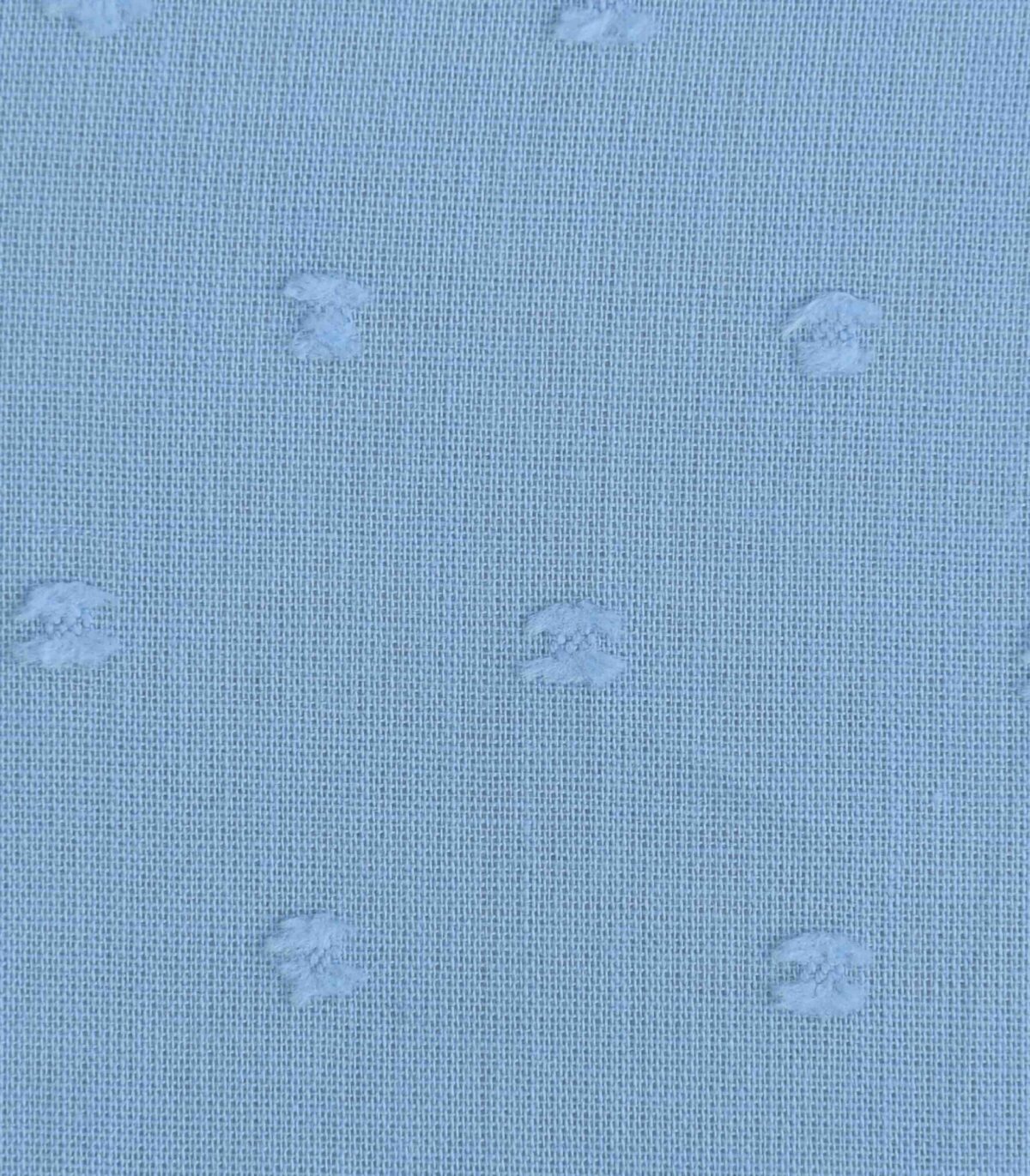 Light Blue Clip Dot Dyed Butta Fabric