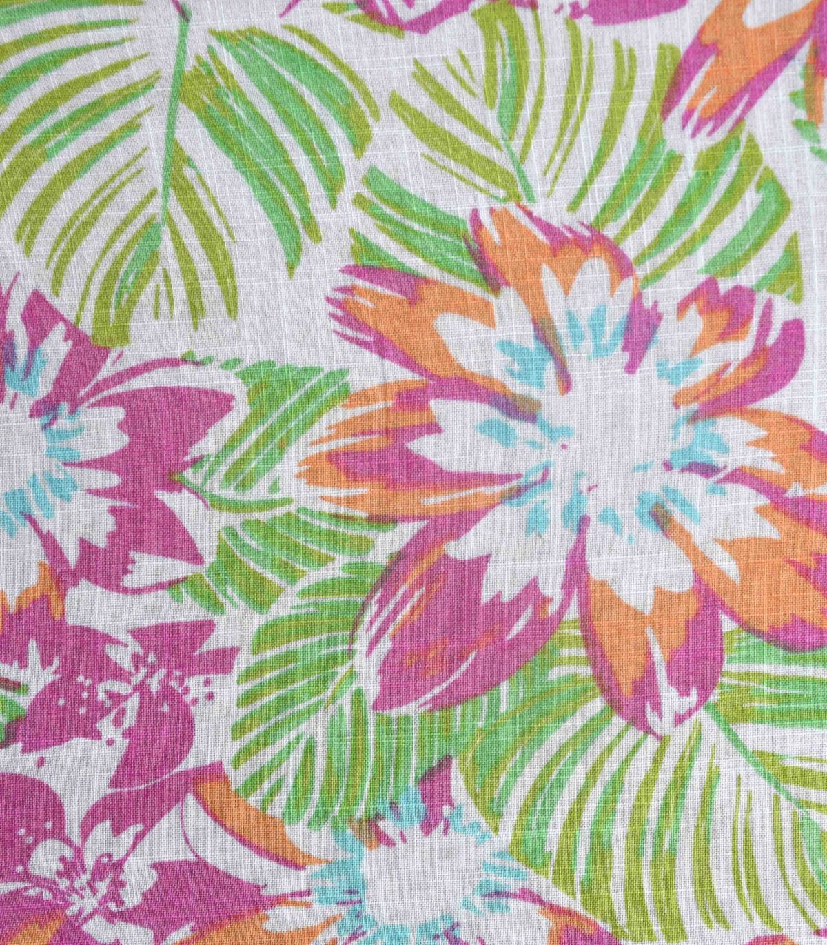 Cotton Multi Flower Print Fabric