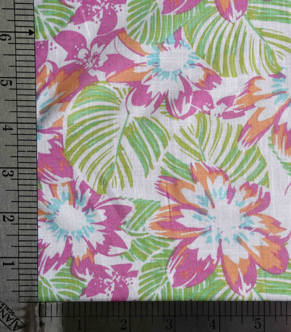 Cotton Multi Flower Print Fabric