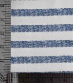 Weft Stripe Print Cotton Fabric