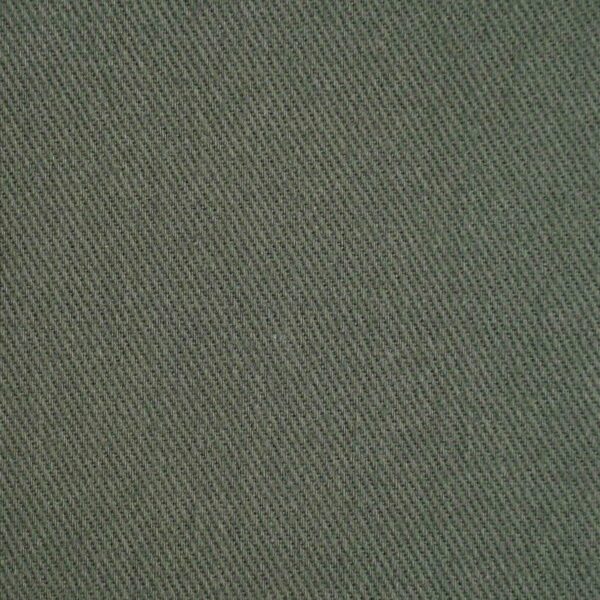 Dark Olive Color Cotton Brushed Canvas Fabric