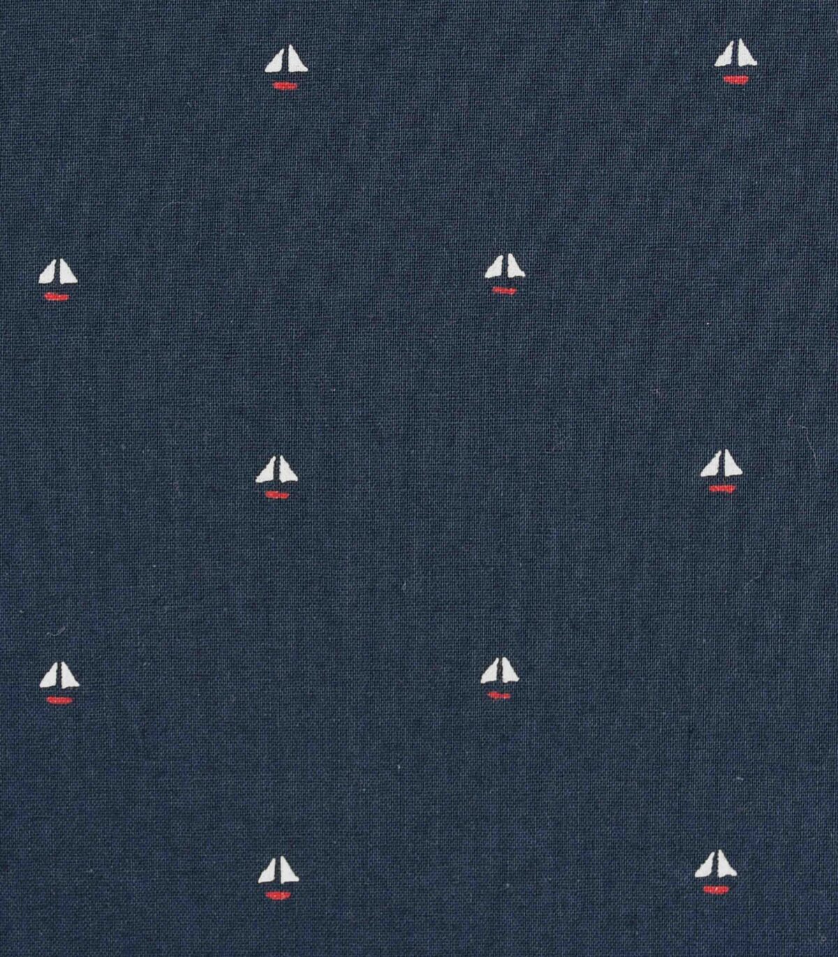 Navy Blue Base Multi Color Print Cotton Fabric