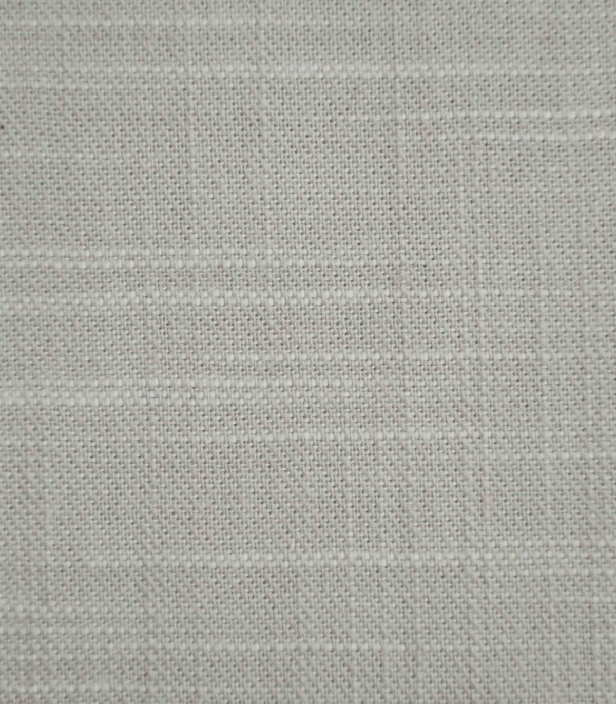 Cotton Cream Color Slub Yarn Dyed Fabric