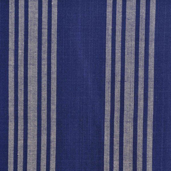 Viscose Blue White Stripe Yarn Dyed Fabric