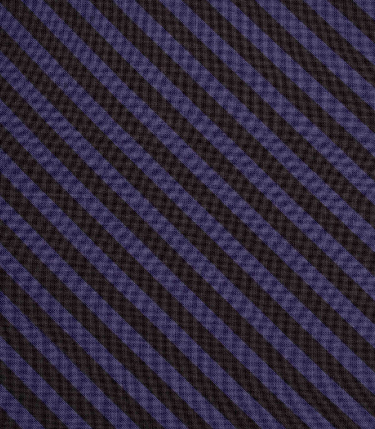 Viscose Diagonal Stripe Print Woven Fabric
