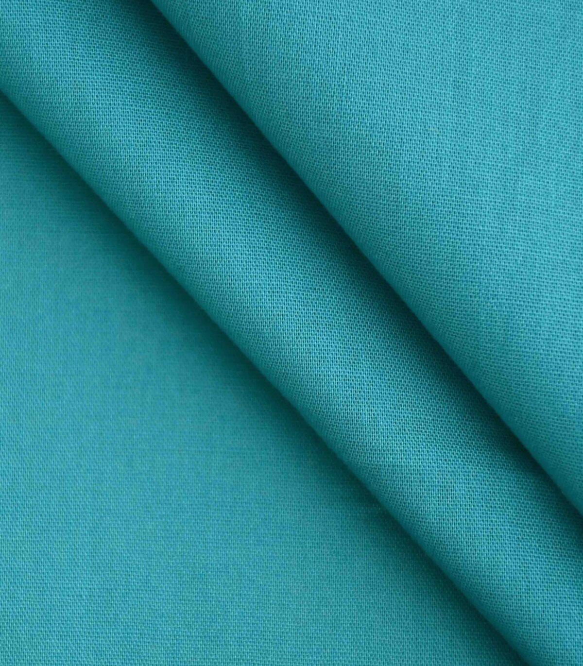 Cotton Poly Sky Blue Dyed Woven Fabric