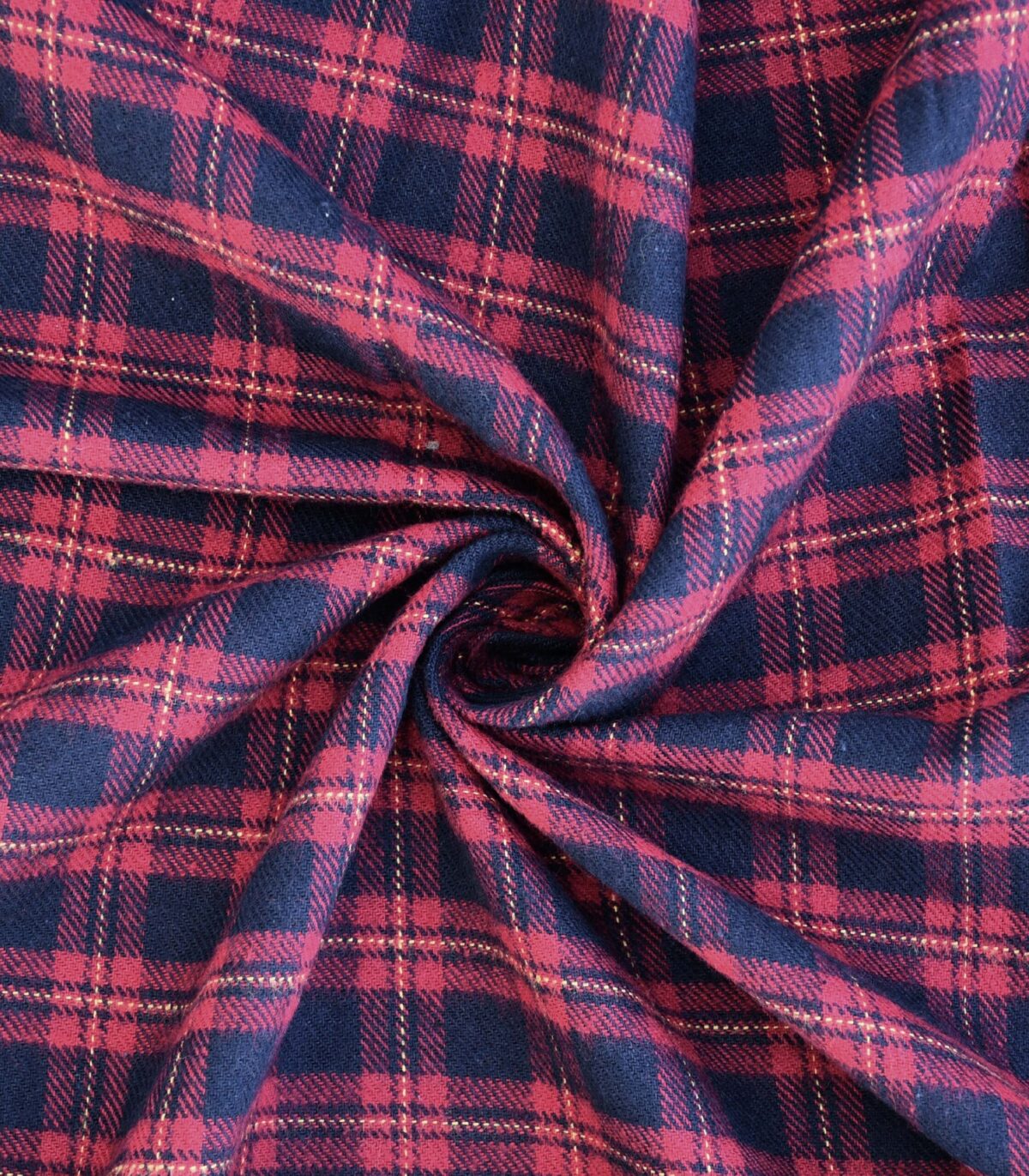 Cotton Yarn Dyed Red Checked Fabric
