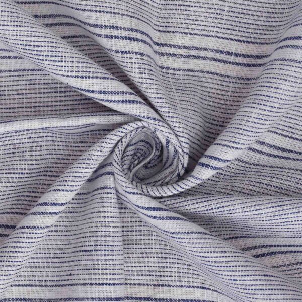 Cotton Linen Yarn Dyed Stripe