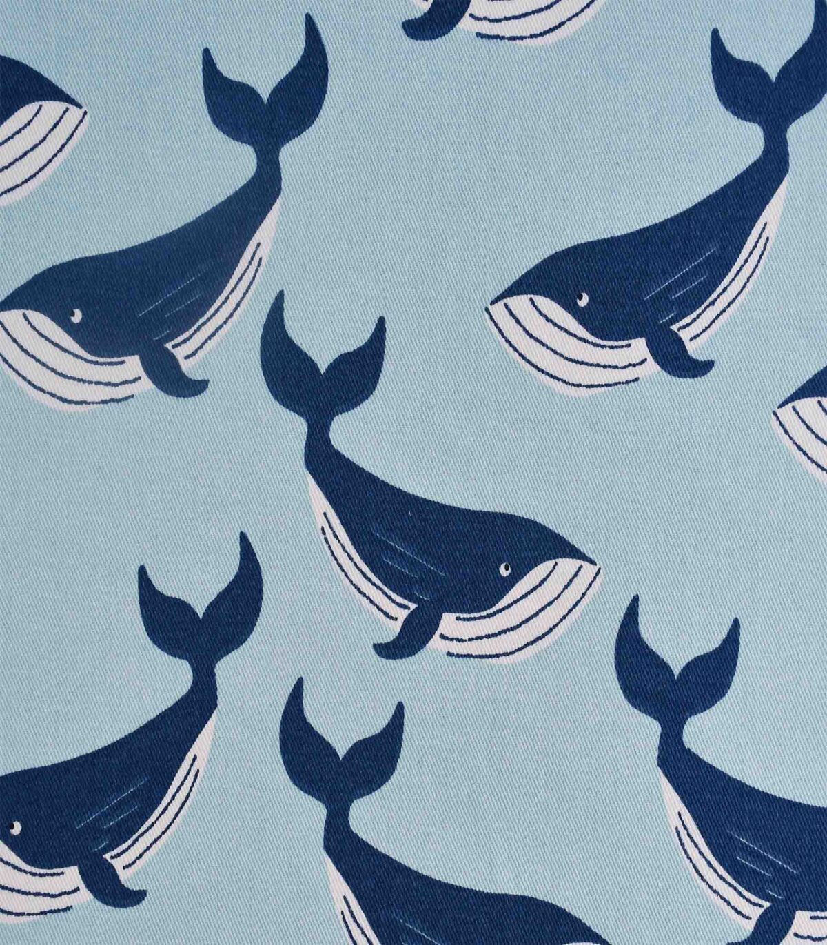 Cotton Dolphin Print Drill Fabric
