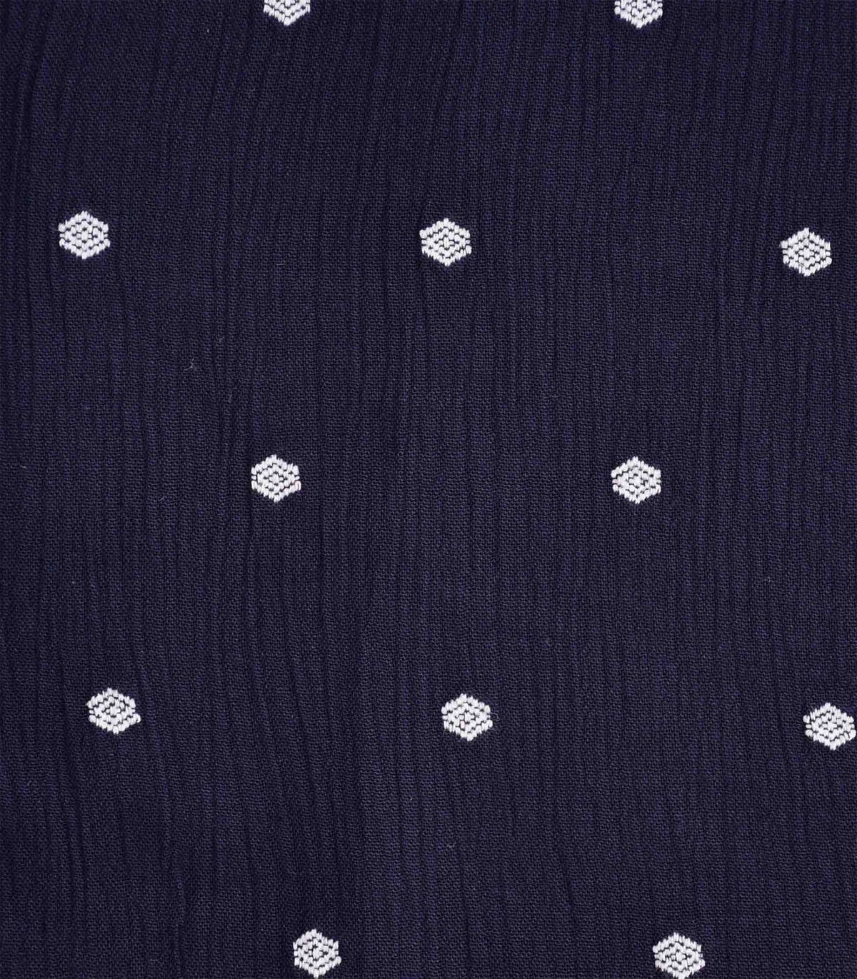 Viscose Poly Clip Dot Dobby Fabric