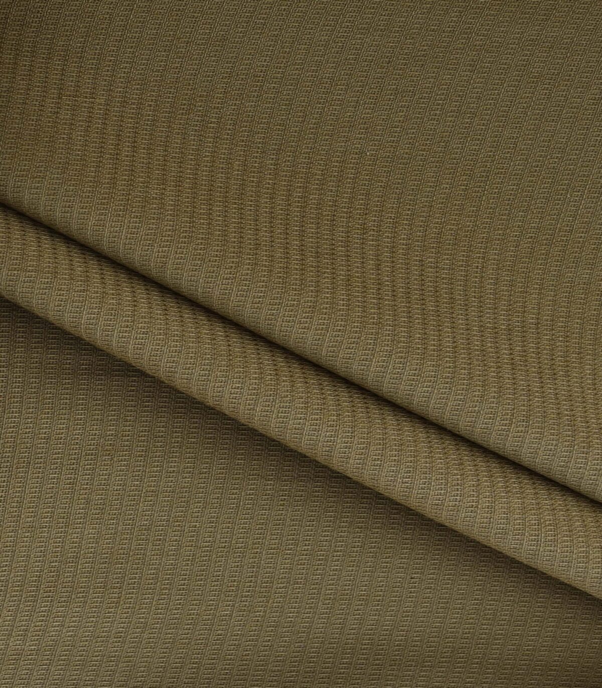 Cotton Olive Dyed honey comb Fabric