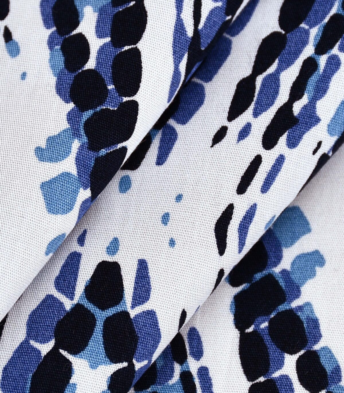 Cotton Blue Print Fabric