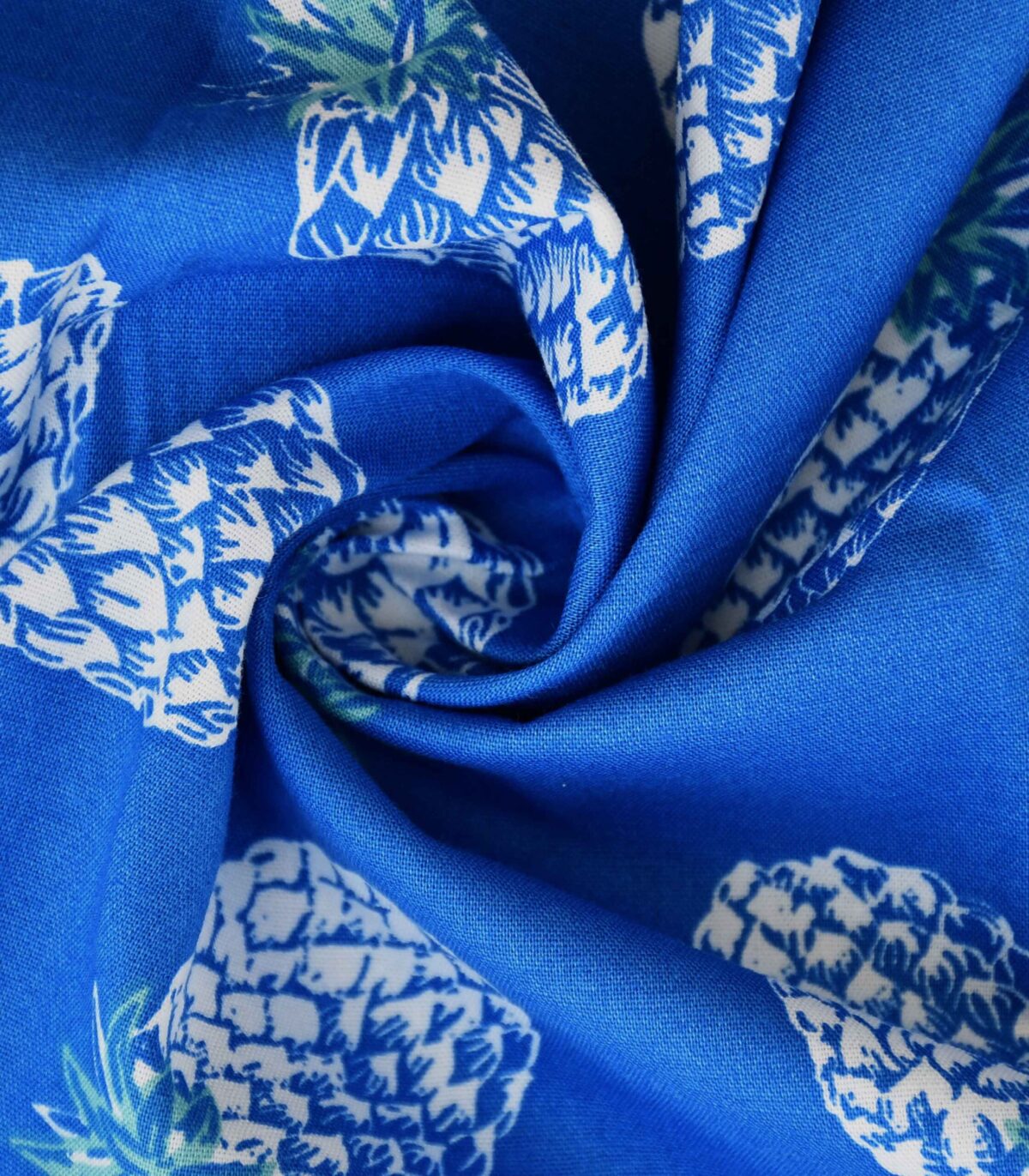 Cotton Lycra Pineapple Print Fabric