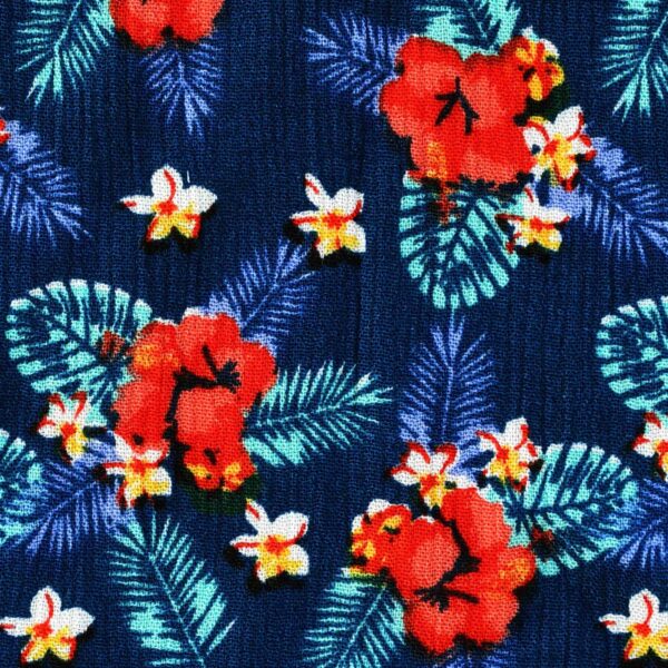 Viscose Flower Print Hightwist Fabric