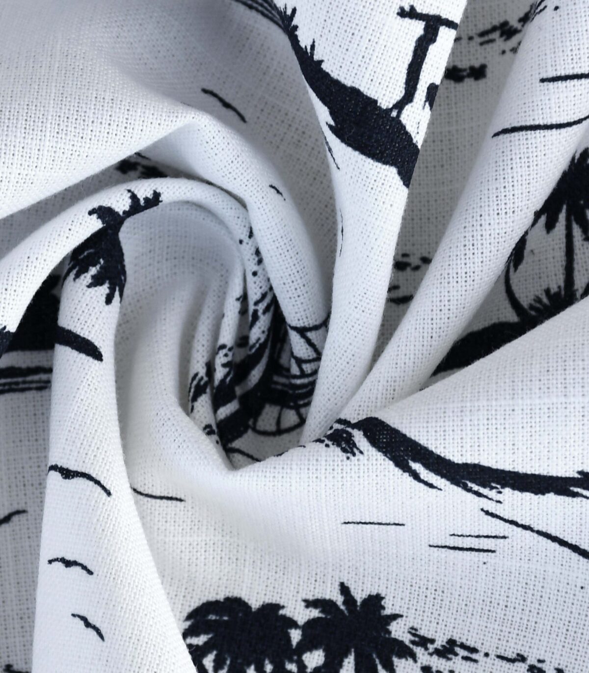 Cotton Beach Print Woven Fabric