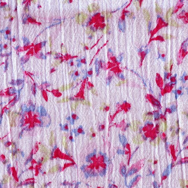 Cotton Hightwist Flower Print Fabric