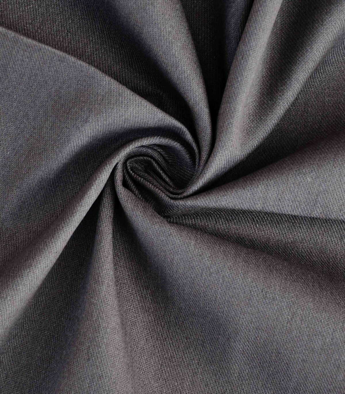 Cotton Blend Grey Color Twill Fabric