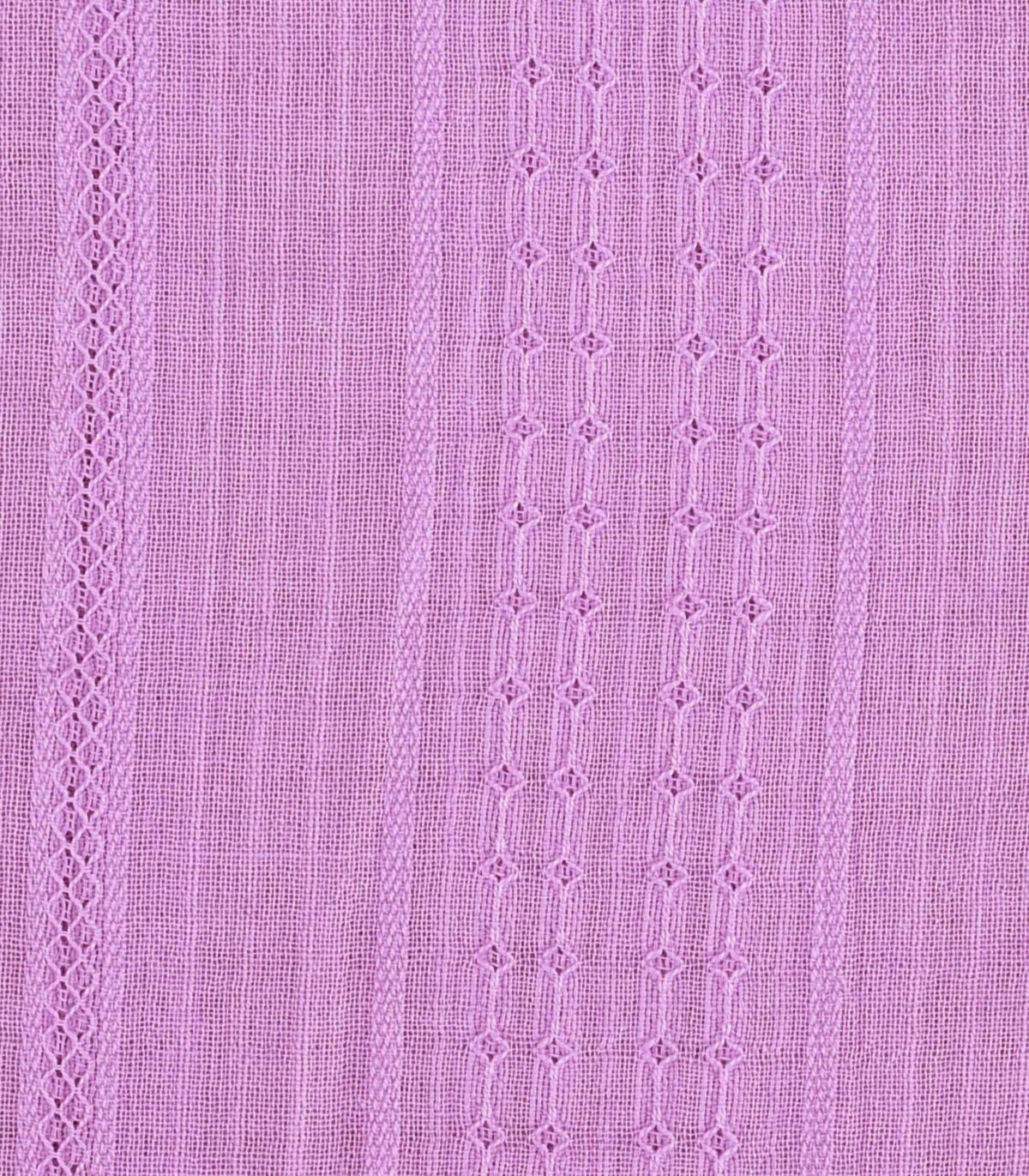 Cotton Leno Dobby Pink Color Fabric