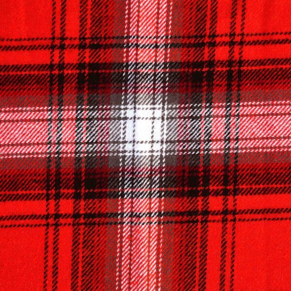 Cotton Red Checked Yarndyed Fabric